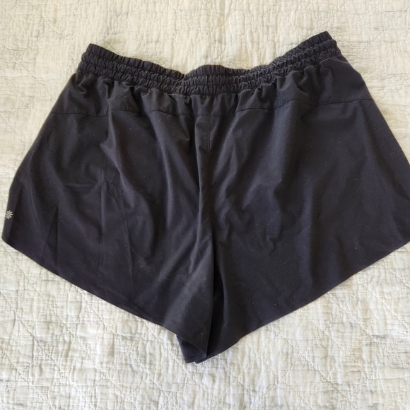 Athleta Crossroads Shorts Womens Size 2X Black Liner Running Athletic - Picture 7 of 7